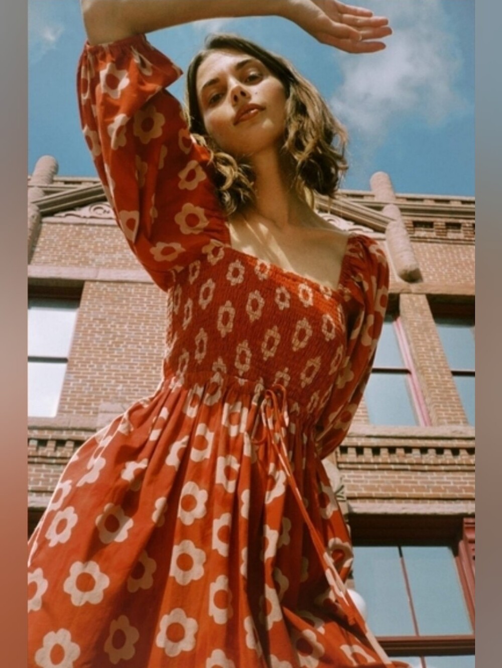 Christy Dawn the Katrina in crimson daisy, xsmall